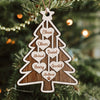 Personalized Family Name Christmas Layer Wood Ornament Gift For Family TH10 896481