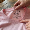 Personalized You Are The World Back Neck Shirt For Mom Dad TH10 169181