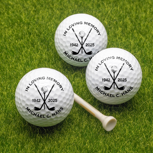 Custom Name In Loving Memory Golf Ball Perfect Gift for Golf Lovers TH10 898155