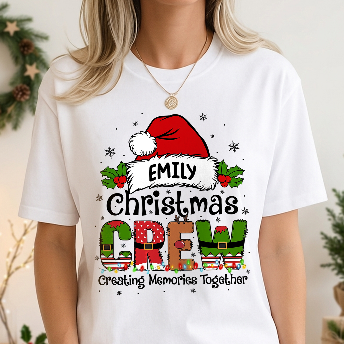 Personalized Christmas Crew Matching Family Shirt Xmas Party Gift TH10 171323