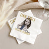 Custom Photo Look Who's Getting Married Napkins - Personalized Bachelorette Gift LM32 669597