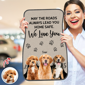 Custom Dog Photo Car Floor Mat For Dog Lovers HO82 894464