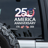 250th Anniversary 1776-2026 America Car Window Decal Sticker HA75 920346