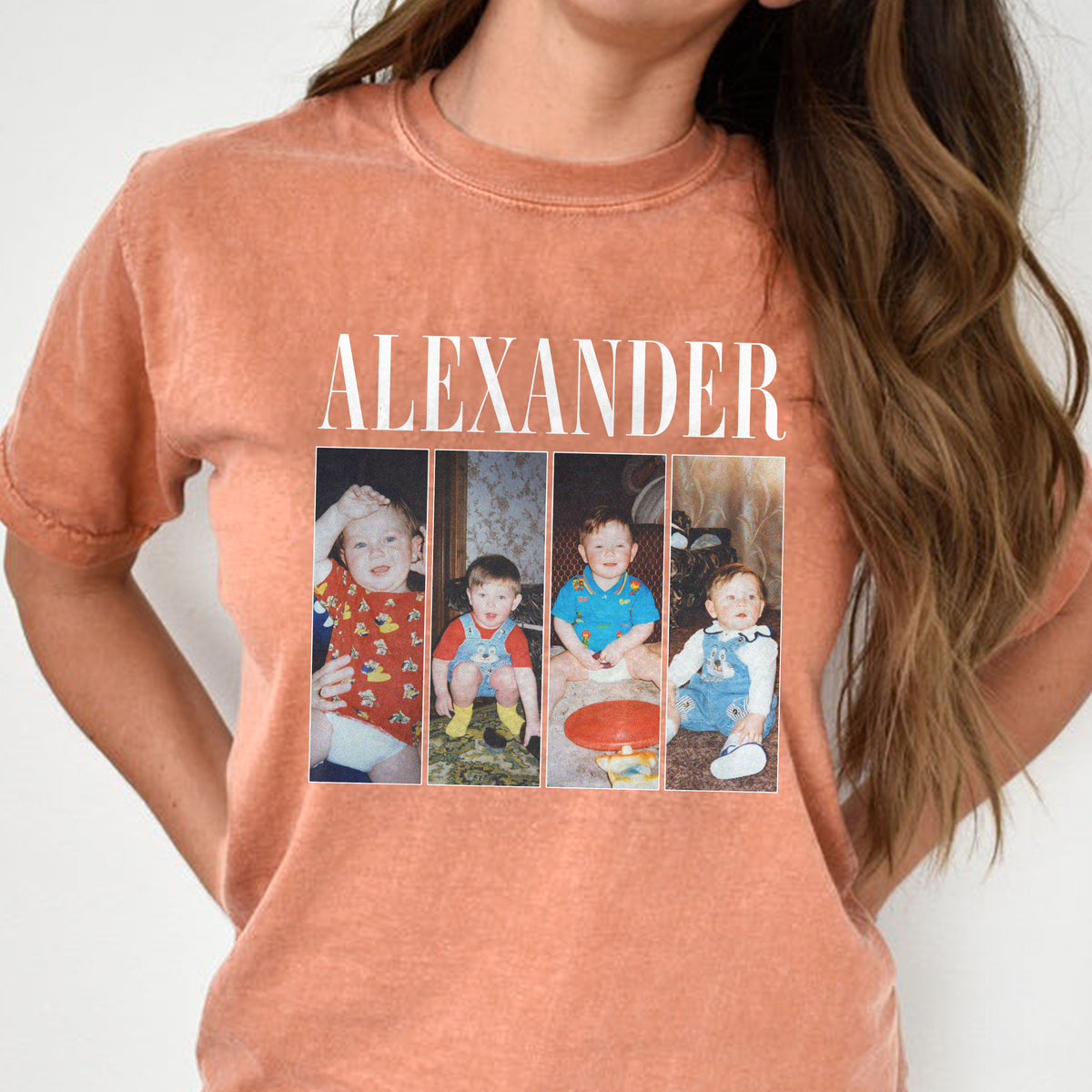 Custom Photo Bootleg Comfort Color Shirt Personalized Vintage Shirt CH07 899374