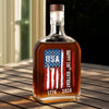 Happy 250th Birthday America Flag Whiskey Bottle LM32 895291