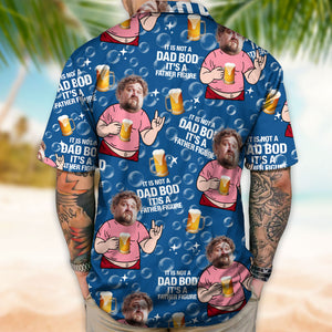 Custom Photo It Is Not A Dad Bob It's A Father Figure Familly Hawaii Shirt HO82 893750