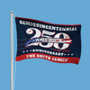 Custom Family Name America 250 Years Semiquincentennial Patriotic 1776 2026 House Flag CH07 910820