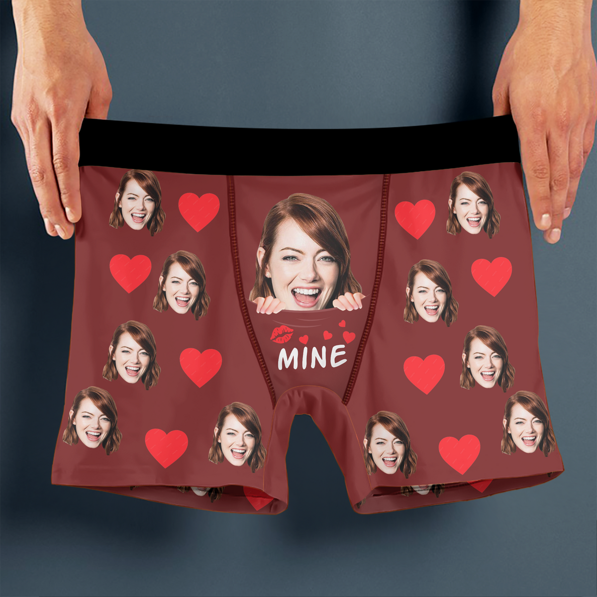 Custom Funny Photo Men's Boxer Briefs Gift For Boyfriend, Husband HO82 900810