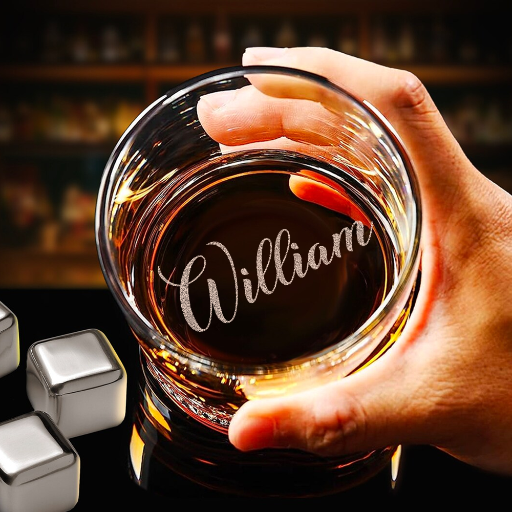 Custom Your Photo And Name Whiskey Glass TH10 892773
