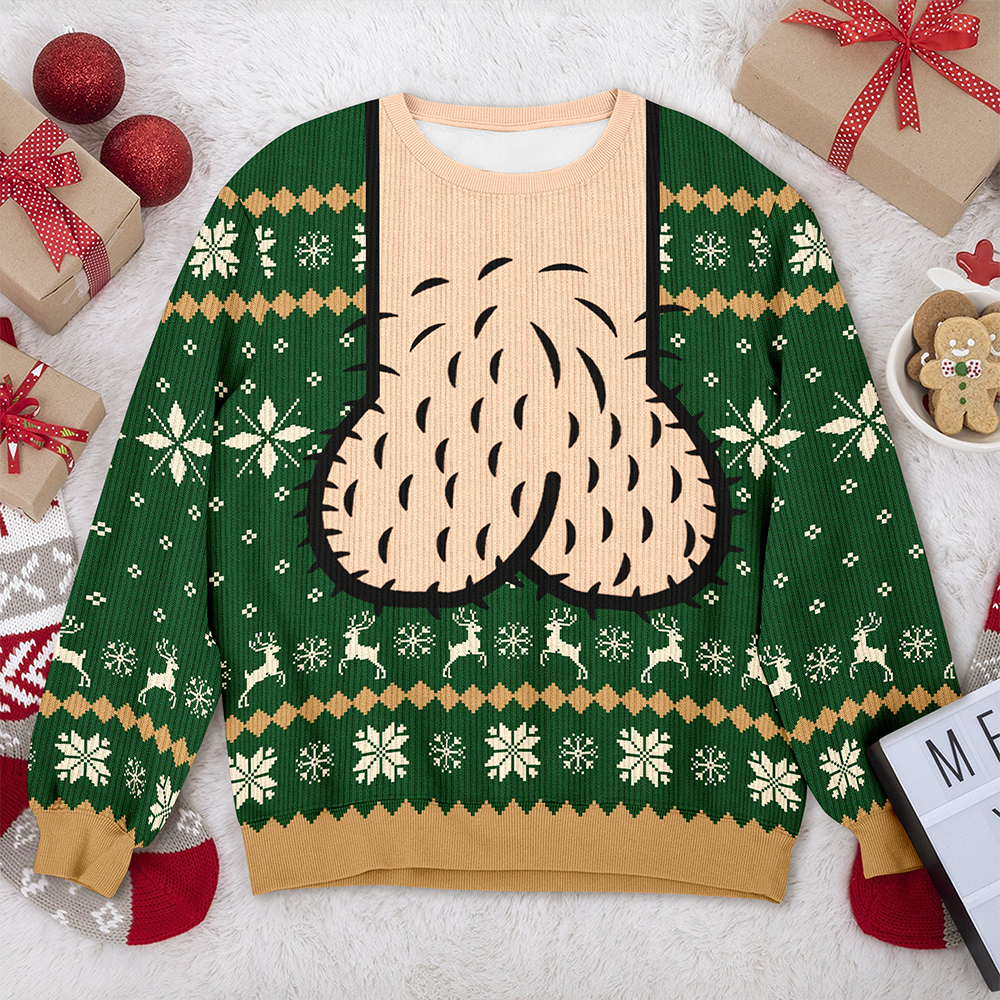 Cockmas Holiday Ugly Sweater Merry Cockmas Sweater Funny Meme Christmas Sweater Gift For Him CH07 180504