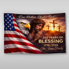 Custom Family Name One Nation Under God 250 Years of Blessing 1776 - 2026 House Flag HO82 902108