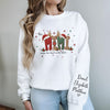This Mommy Wears Her Heart on Her Sleeves Personalized Printed Sweatshirt HA75 898318