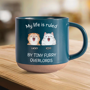 Ruled By Tiny Furry Overlords For Cat Lover Pottery Mug TH10 892093