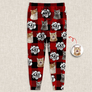 Custom Photo I'm A Cat Person Personalized Sweatpants Gift For Cat Lovers HO82 894392