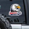 America 250 Anniversary 1776-2026 Car Window Decal Sticker CH07 910116
