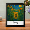 Custom Dog Cat Photo Van Gogh Art Unique Picture Frame LM32 893929