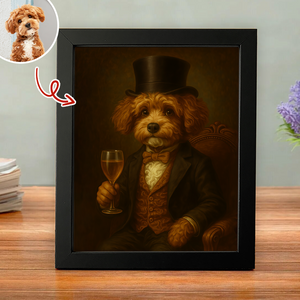 Custom Photo Fine Dog Finer Wine Poster Gift For Dog Lovers HO82 894584