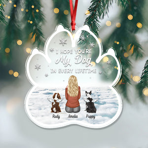 Personalized Custom My Dog Every Lifetime Pet Memorial Shaped Acrylic Ornament LM32 895913