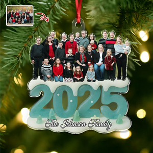 Custom Photo See Through You Family Acrylic Ornament Gift For Mom, Dad, Brother, Sister, Kids HO82 900208
