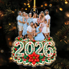 Personalized Family Photo 2026 Christmas Acrylic Ornament HO82 903860