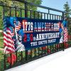 Custom Family Name USA 250th Anniversary 1776-2026 Banner HO82 901584