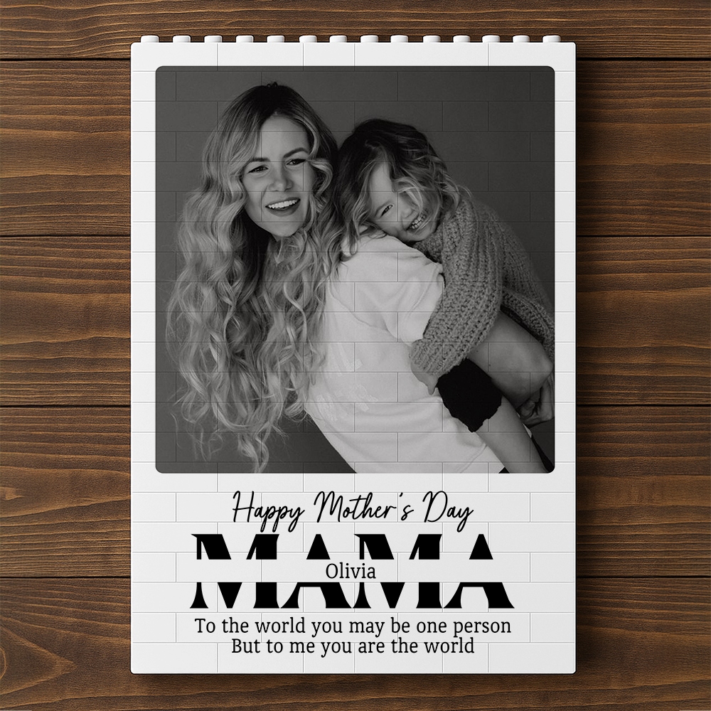 Custom Photo Happy Mother's Day Ever Building Block CH07 910786
