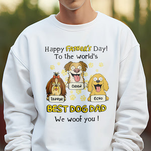 Woof Best Dog Mom Personalized Shirt Mother's Day Gifts HA75 892152