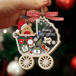 Personalized Baby's First Christmas Shaker Ornament LM32 895801