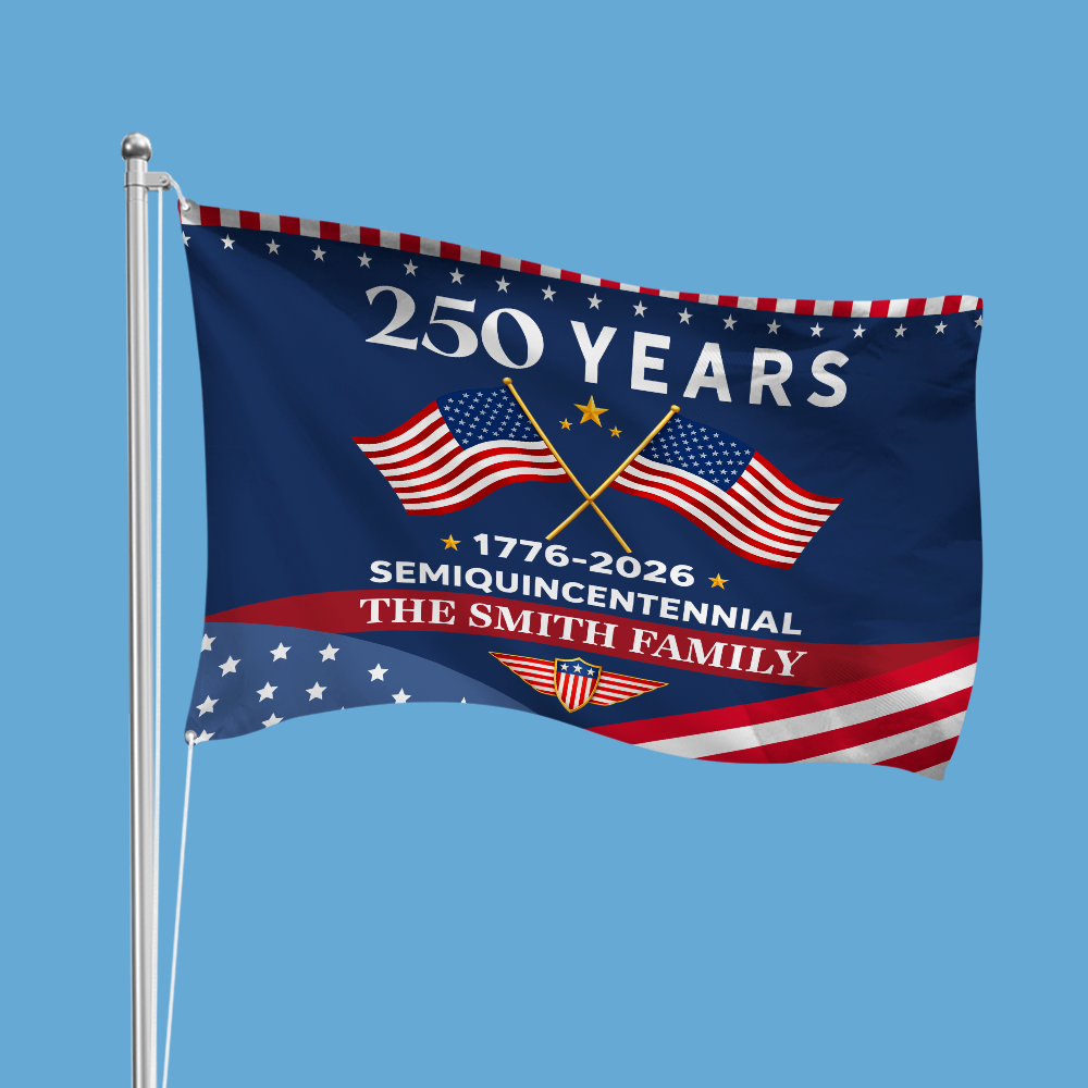 250 Years Semiquincentennial 1776-2026 America House Flag CH07 910184