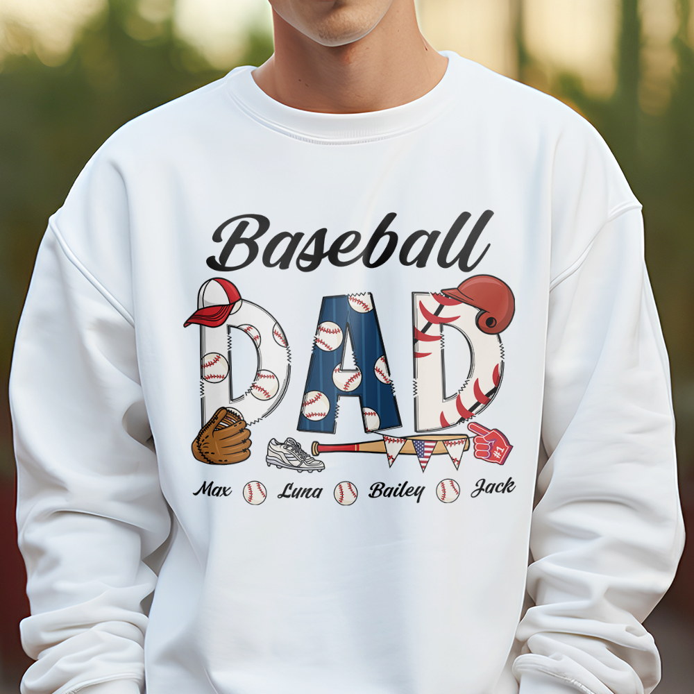 Personalized Baseball Dad Bright Shirt TH10 892741