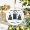 Personalized First Christmas At New Home Christmas Ceramic Ornament HA75 919272