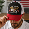 250 Years USA 1776-2026 Eagle Embroidered Trucker Hat HO82 902886