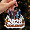 Custom Photo Family Christmas Memorial Acrylic Ornament HO82 903862