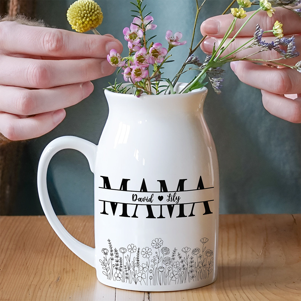 Personalized Mommy Flower Vase Gift For Mother's Day CH07 910874