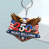 250th Anniversary 1776-2026 Eagle USA Semiquincentennial Patriotic Acrylic Keychain HA75 921012