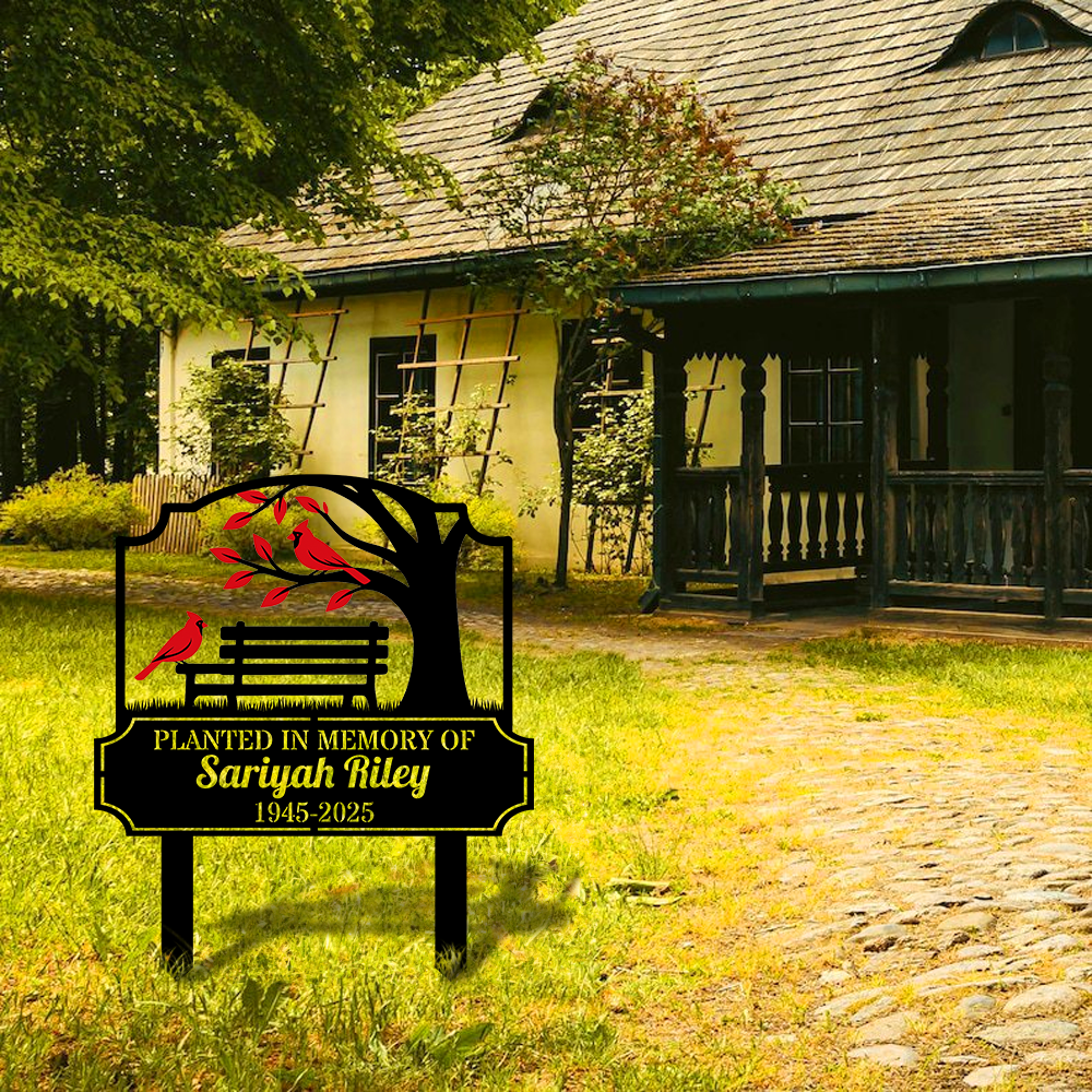 Planted In Memory Personalized Memorial Garden Stake HA75 892724