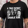 Justice for Charlie Kirk - Prayers Up for Charlie Dark Shirt HA75 64410