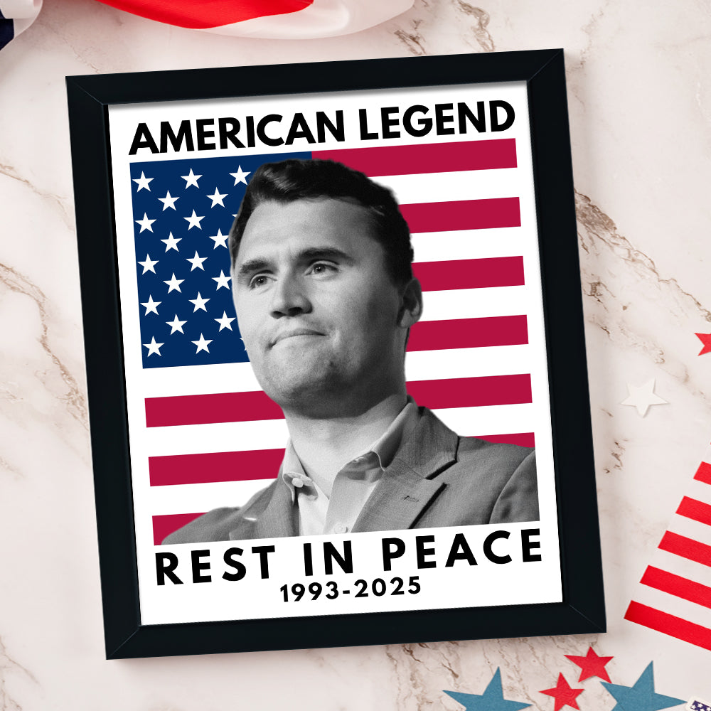 Charlie Kirk - America Legend Rest In Peace Picture Frame HO82 65802