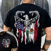 Mexico America Flag Back & Front Shirt HO82 N369 894968