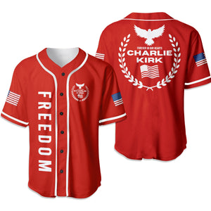 Freedom Chalie Kirk Baseball Jersey Shirt TH10 896325