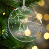 Personalized Our First Christmas As Acrylic Ornament Couple Christmas Gift LM32 670007