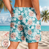 Custom Face Photo Tropical Aloha Summer Beach Short LM32 669555