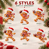 Custom Name Gingerbread Football Acrylic Ornament, Personalized Christmas Decoration for Sports Lovers LM32 670011