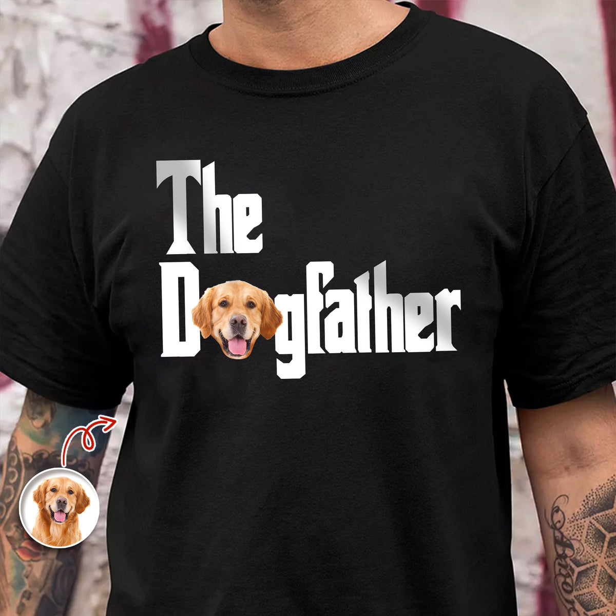 Custom Photo Dog Dad Dog Mother Shirt Gift for Dog Lovers TH10 894279