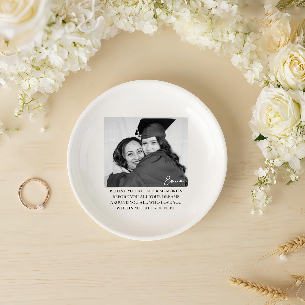 Custom Photo Look Who’s Graduated Ring Dish - Personalized Graduation Gift for Her TH10 169197