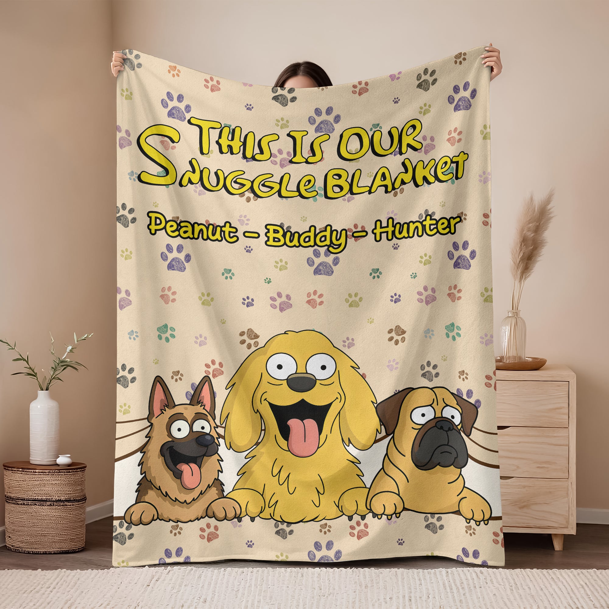 This Is Our Snuggle Blanket Personalized Gift For Dog Lovers CH07 895650