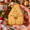 Custom Bear Family Shaped Cookie Stamp, Personalized Baking Accessory HO82 904174