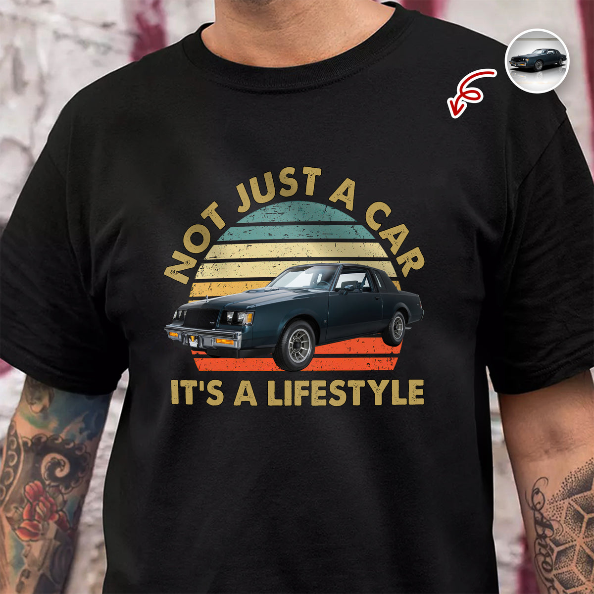 Not Just A Car, It's A Lifestyle Custom Car Photo Retro Dark Shirt CH07 896570