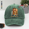 Caricature Your Photo - Custom Vintage Washed Denim Baseball Cap TH10 894505