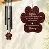 Custom Pet Memorial Acrylic Wind Chime – Personalized Paw Print Sympathy Gift LM32 669435